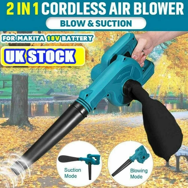 FOR MAKITA CORDLESS Garden Leaf Blower Electric Air Vacuum Snow Dust