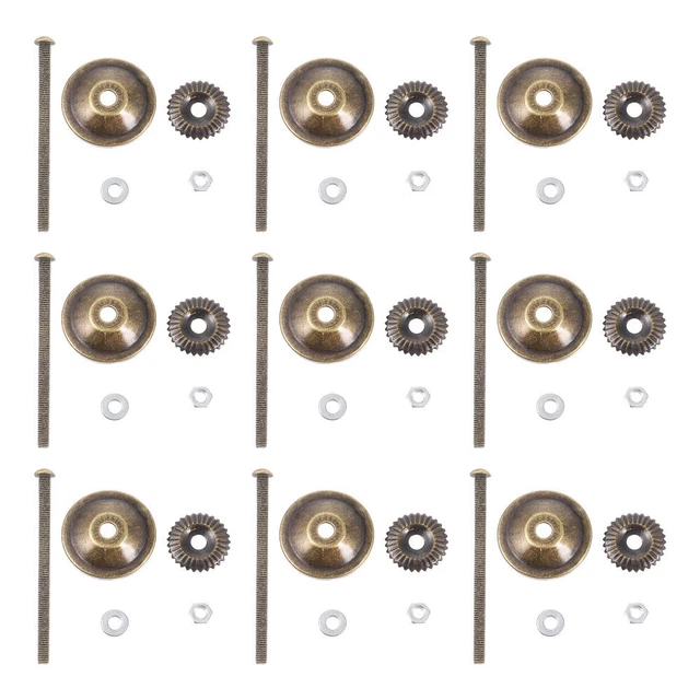 20 Sets Handle Gasket Kitchen Screws Antique Drawer Knobs Cabinet