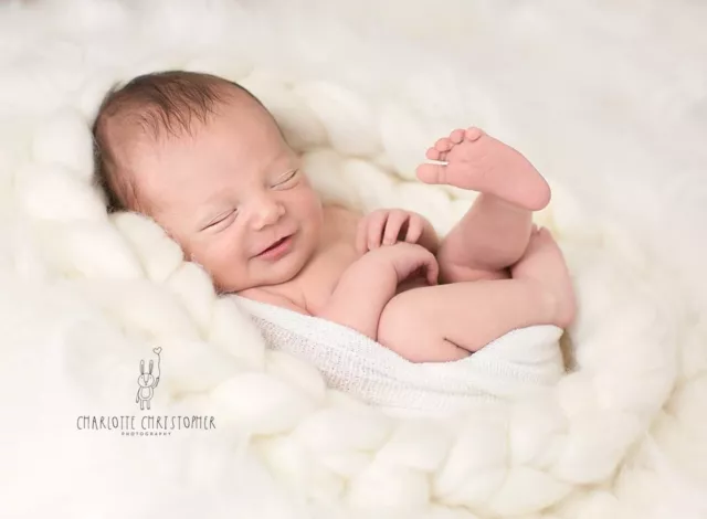 Baby photo prop White Basket Filler Stuffer Twins
