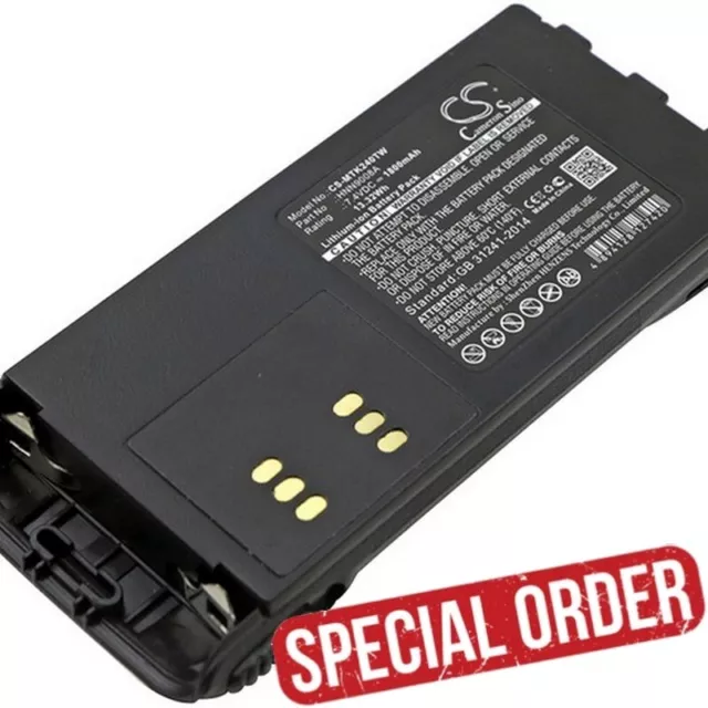 Battery For MOTOROLA MTX900,MTX9250,MTX950,MTX960,PR860,PRO 5550,5150 1800mAh