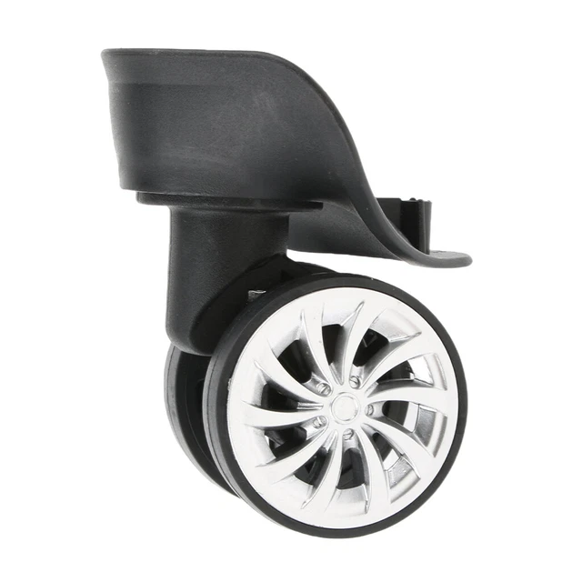 a01 Black Rotation Flexible Baggage Wheels Replacement