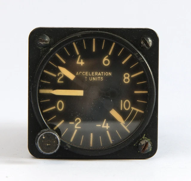 Bendix Accelerometer ACCELEROMETER 3419-5A-A1 BENDIX Gauge Instrument Indicator RAF Vintage ...