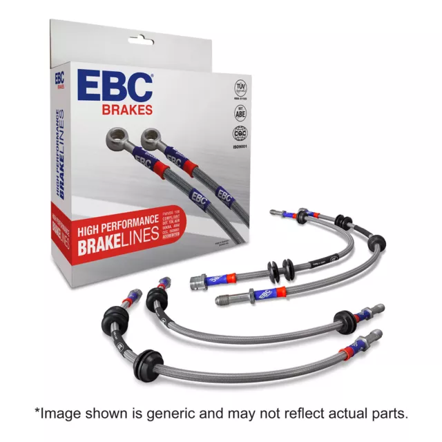 EBC Stainless Steel Brake Line Set (BLA1454-4L)