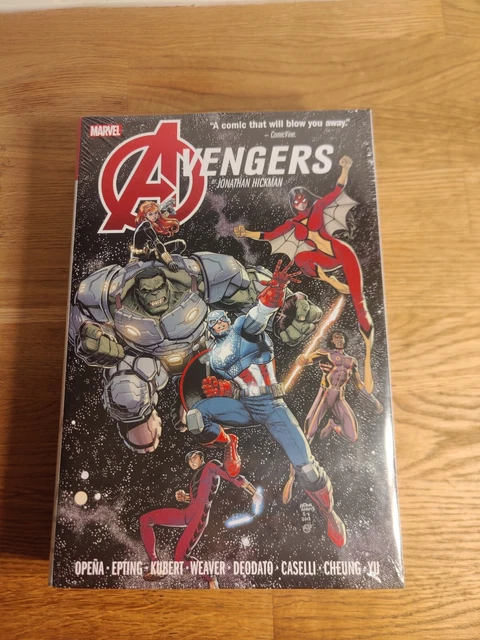 Avengers by Jonathan Hickman Omnibus Vol 1 DM Cover New Marvel Comics HC Sealed