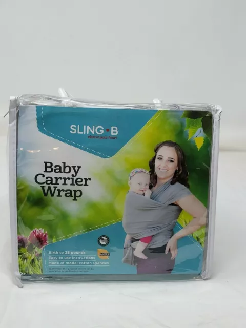 Envoltura para bebé cabestrillo de algodón natural para lactancia B