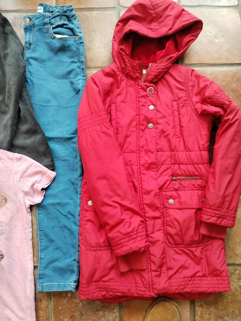 Girls clothes bundle age 9 10 years tops   jeans coat Jumper NEXT M&S incl BNWT 3
