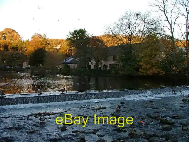 Photo 6x4 Weir on the river Wye - Bakewell  c2007