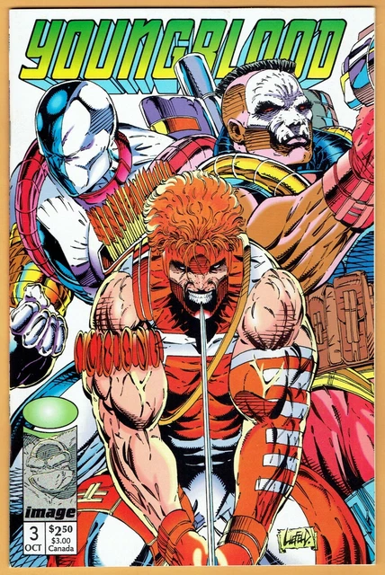 YOUNGBLOOD #3 (1992) NM+ 9.6  1st appearance Supreme  Sharp!!!