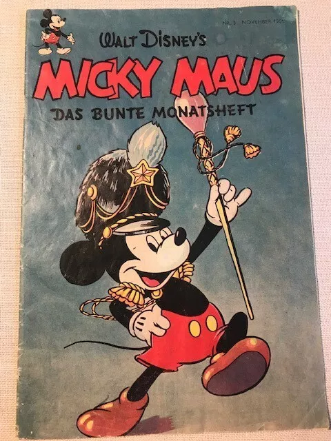 Walt Disney Micky Maus Nachdruck aus 1987l Heft Nr. 3/1951
