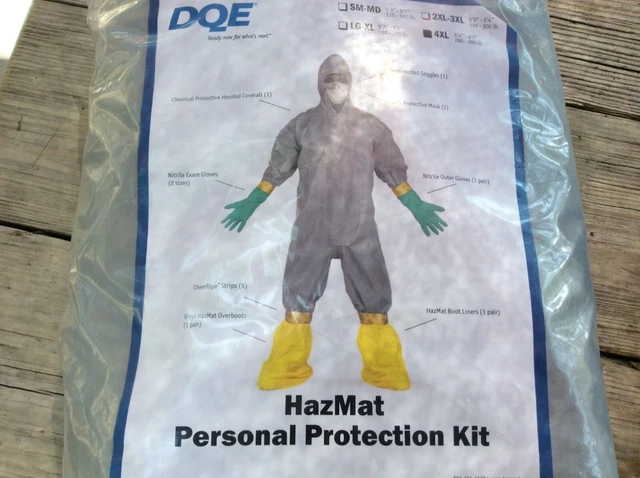 Dqe Hm4038 - 4X Hazmat Personal Protection Kit, 4Xl