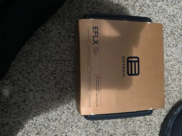 NEW Eotech EFLX Mini Red Dot Sight Reflex 6 MOA EFLX6RWBLK Black NEW Eotech EFLX Mini Red Dot Sight Reflex 6 MOA EFLX6RWBLK Black