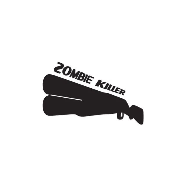 ZOMBIE KILLER SHOTGUN Vinyl Decal Sticker Multiple Color & Sizes