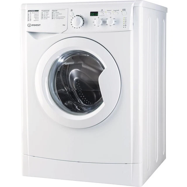 Indesit EWSD 61251 W IT N machine à laver Charge avant 6 kg 1200 tr/min Blanc