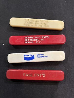 Lot Of 4 -Vintage Advertising Sliding Pocket Knives As Pictured # 28