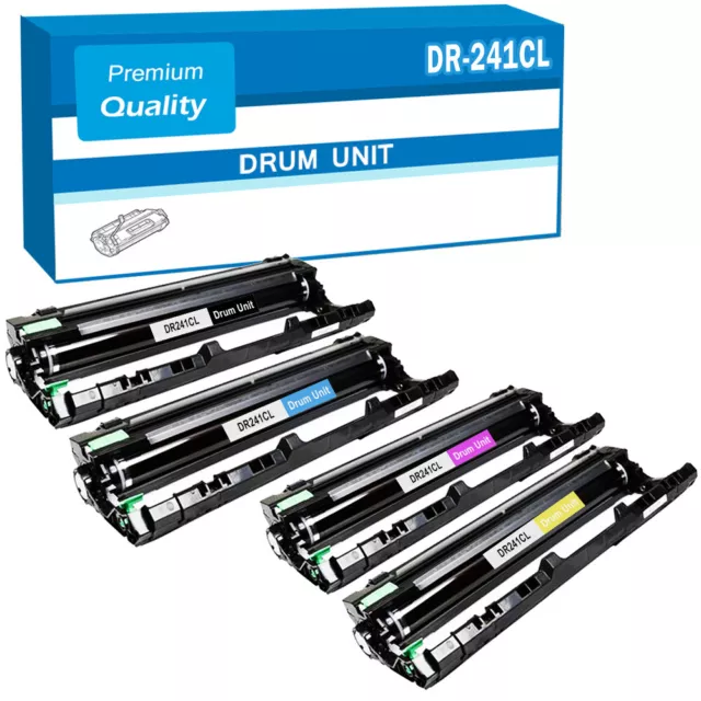4 Drum DR241CL Compatible With Brother DCP-9015CDW 9020CDW HL-3140CW 3170CDW