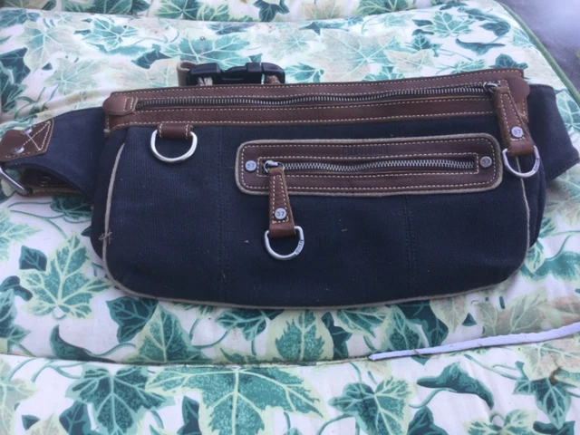 Sac Banane Chevignon En Toile Couleur Taupe - Homme - Parfait état