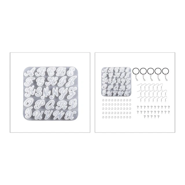 Resin Silicone Mold,Resin Pendant Mold for DIY Keychain Earrings Making
