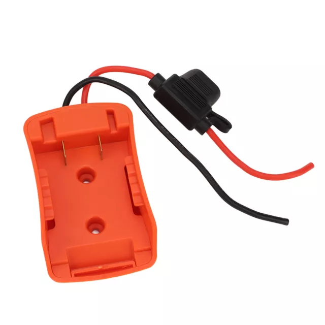 Battery Adapter Safe Orange Scratch Resistance Non Fall Off Or Shake Flat