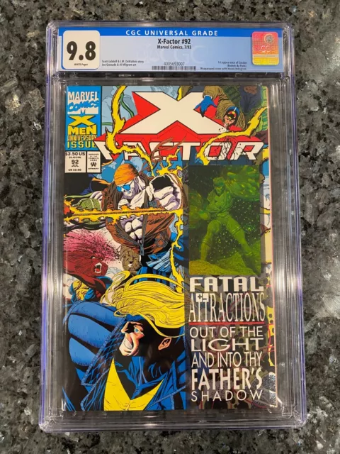 CGC 9.8 NM/MT X-Factor #92 - 1993 Hologram FA of Exodus, an Omega Level mutant