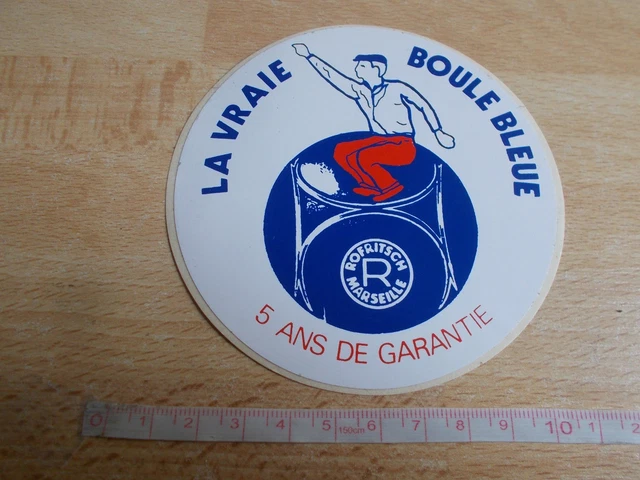 Autocollant Vintage Bouleclub Bruxler - Boule 1 - Sport - Fabriqué En Allemagne