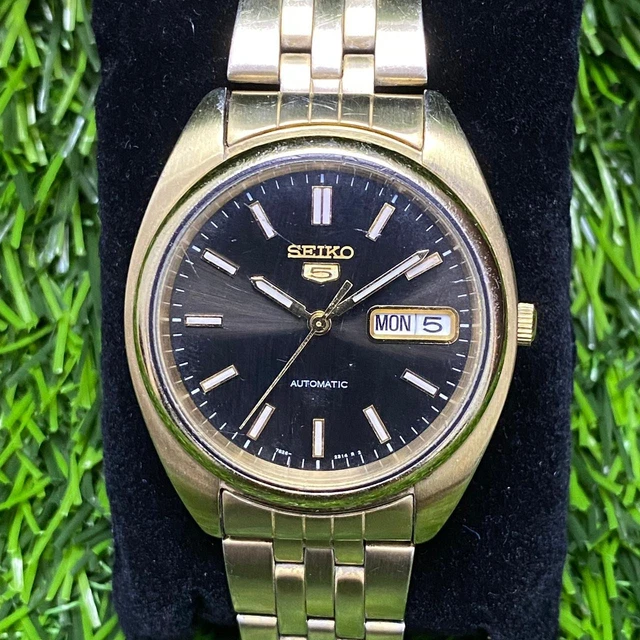 Montre Seiko 5 Automatique 7S26-02 F0 – Neuve Sans étiquette, Boîtier Acier, Classique