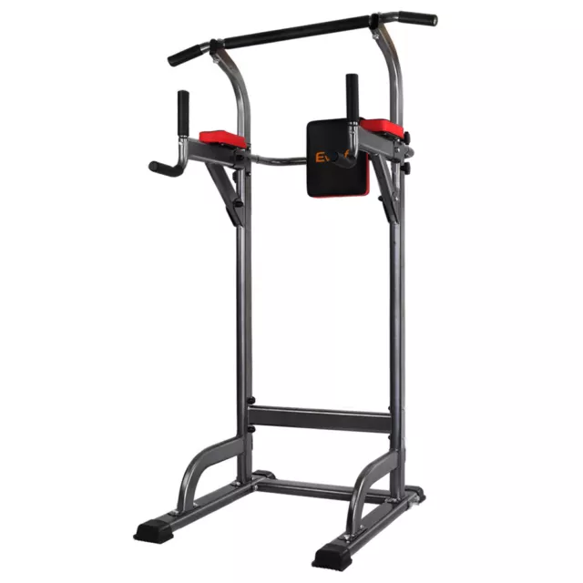 Everfit Weight Bench Chip Up Tower Bench Press Gym Equipment Fitness Bench