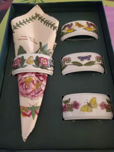 Portmeirion The Botanic Garden Butterflies Napkin Rings