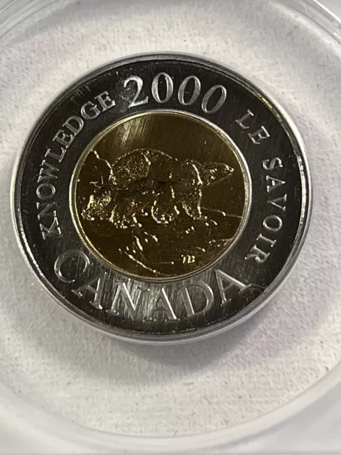 2000 Canada 2 Dollar Knowledge Specimen Graded SP 69 by ANACS