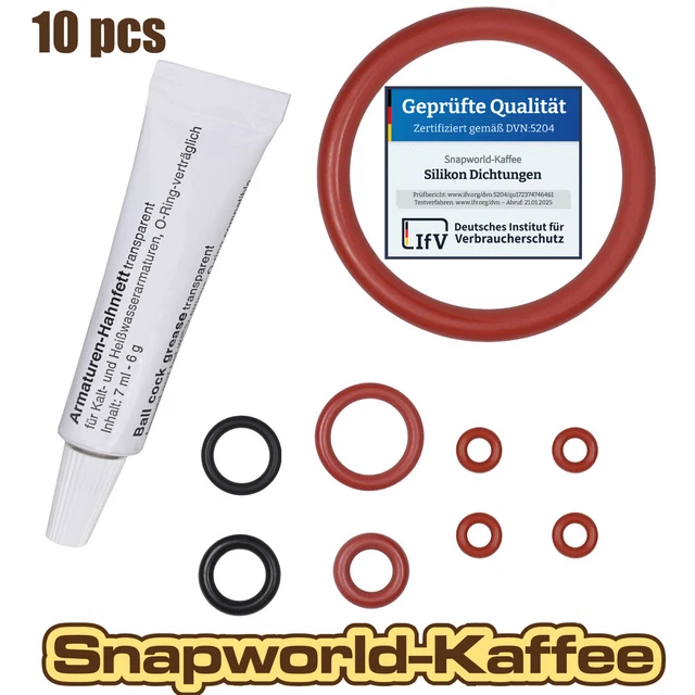10x Maintenance Kit / Sealings Suitable For Delonghi Ventilkörper Eam And Esam E - Foto 8