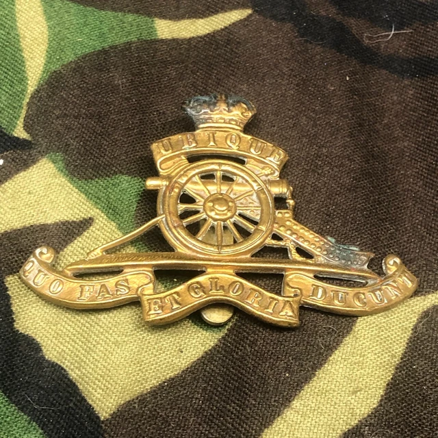 ORIGINAL WW1 BRITISH Army Cap Badge - Royal Artillery EUR 10,89 ...