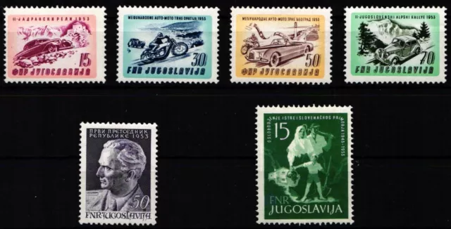 Yugoslavia No. 724-727, 728, 733 Mint ** MNH #ZL207
