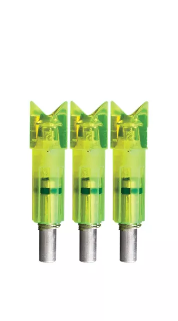 Lumenok Easton Carbon Crescent Bolt End (3-Pack), Green
