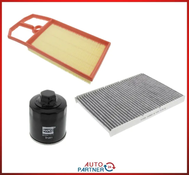 Inspektionspaket Filtersatz für VW Golf IV Bora Polo 1.4 16V 1.6 16V Öl- Luft-