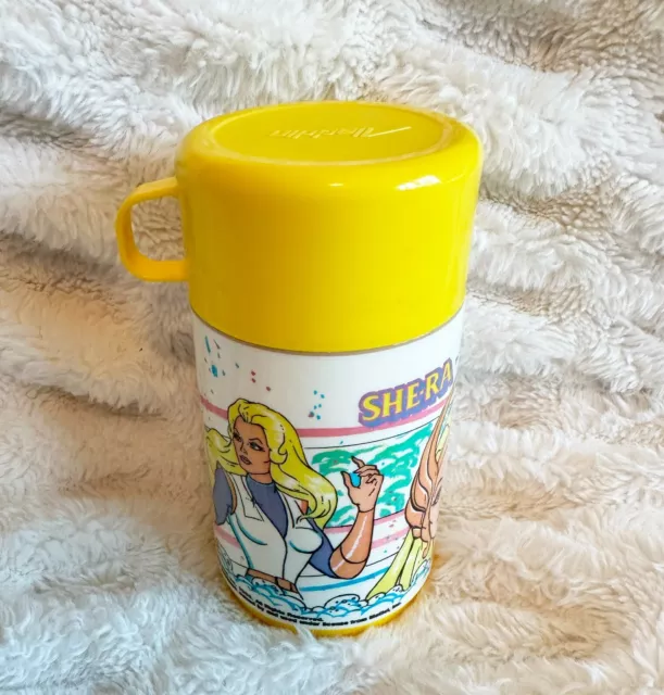 Shera Princess of Power Vintage thermos only | 1980s | Yellow plastic | She-Ra