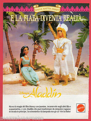 Pubblicità del 1993 X0375 Aladdin continua su Amico giò Vintage advertising 