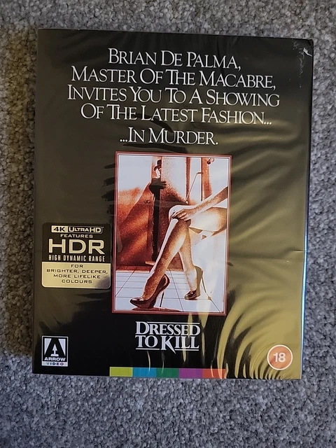 DRESSED TO KILL (1980) 4K UHD Blu-ray Brian De Palma -With Slipcase 25.00  - PicClick UK