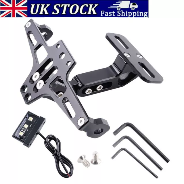 Aluminum Motorcycle License Plate Holder - Universal Motorcycle