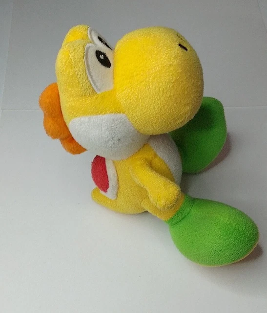 SUPER MARIO BROS Yellow Yoshi Plush Soft Toy Doll Teddy 6" Nintendo £5.