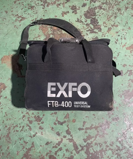 EXFO FTB 400 SM Touch LCD No Batteries  And Missing Right Control Knob