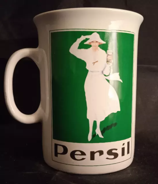 Kaffeebecher Tasse -Werbung von Persil- aus Porzellan  - wie Neu - Vintage Retro