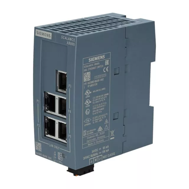 SCALANCE XB005 unmanaged Industrial Ethernet Switch