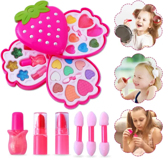 Waschbares Make-up-Spielzeug-Set für Mädchen, Vorgeben Make-up-Set