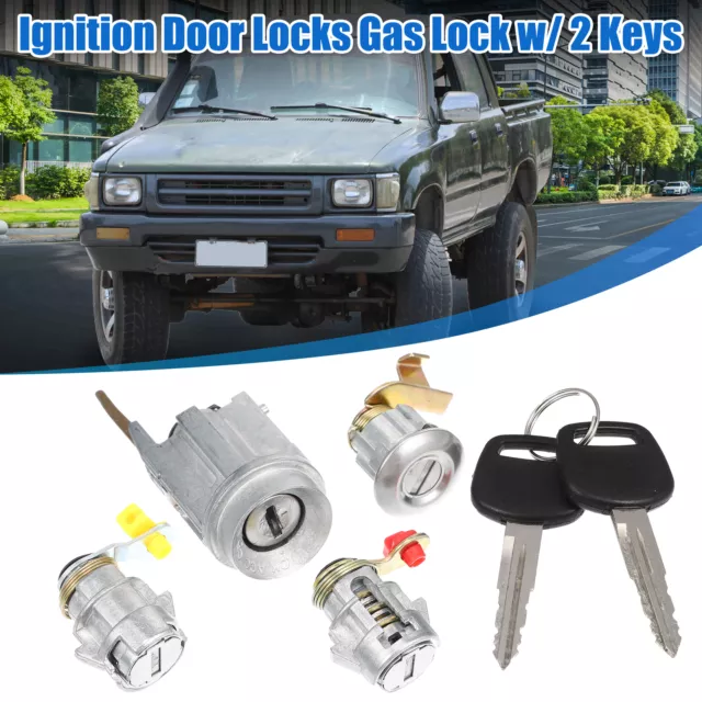 1 Set Ignition Switch Lock Cylinder with Key 69058-60041 for Hilux LN80 LN85