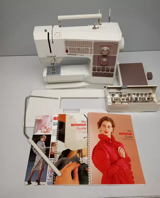 Bernina 1130 S Sewing Machine with Hard Cover, Foot Pedal and many Accessories