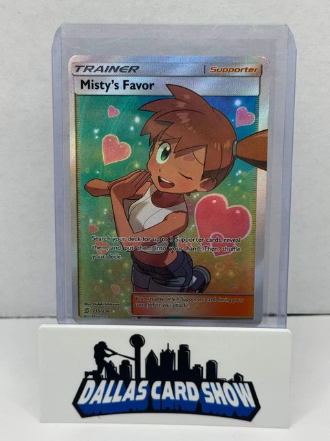 trainer pokemon cards full art Mistys Favor 235 236 (Graded) Case main image 0