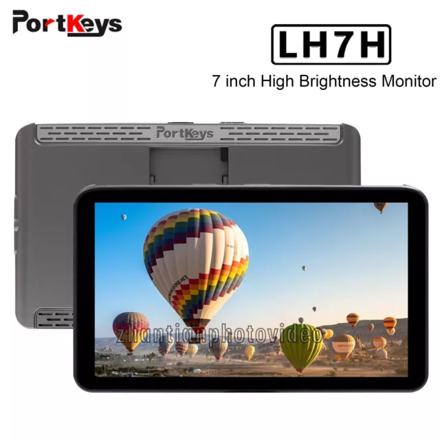 Portkeys LH7H 7 Zoll 60 Hz 4K 3D LUT Kamera DSLR Feldmonitor 1000 Nit 1920X1080P