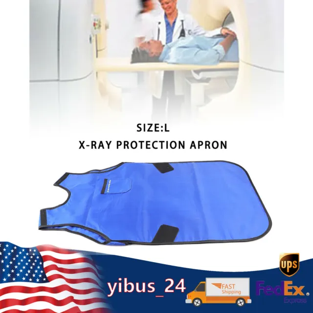 X-Ray Radiation Protection Apron Lead Rubber Vest Medical Shield Cover 0.35mmPb