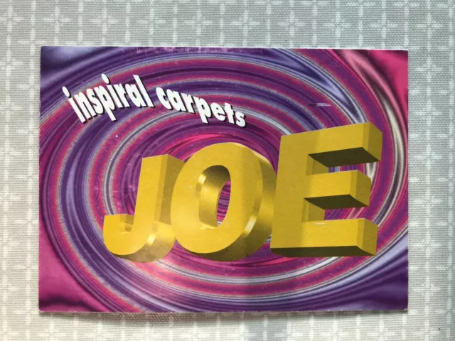 Inspiral Carpets - Joe, promotional card for single - 1995