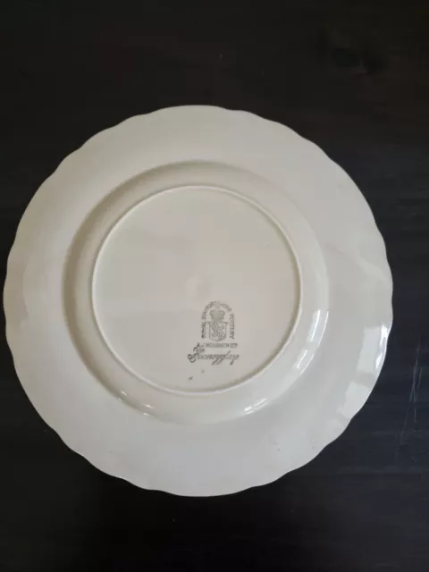 Vintage Royal Staffordshire Pottery A.J Wilkinson LTD Honeyglaze Plate 2
