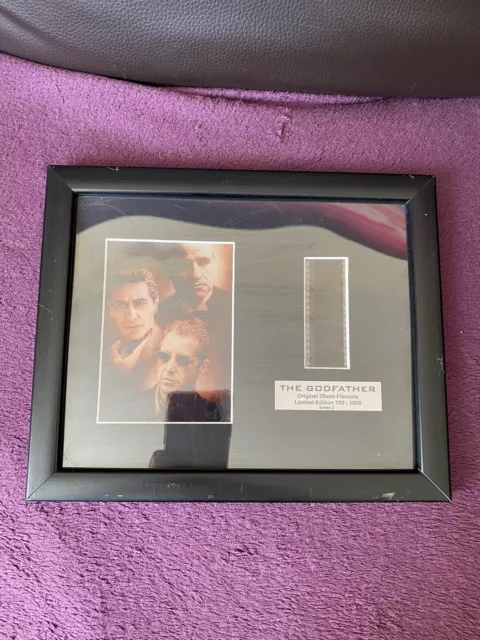 The Godfather Authentic 35mm Movie Film Cell  Matted Display  Limited Edition 3